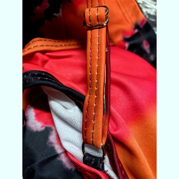 Sexy 3 Pc Bikini Skirt Adjustable & tie Straps Boho Retro Bikini Size: M NEW - Picture 5 of 7